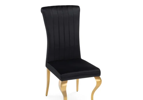Обеденная группа Кору black / gold 599468 Woodville на 1 , основание в стиле современный скандинавский фото 12