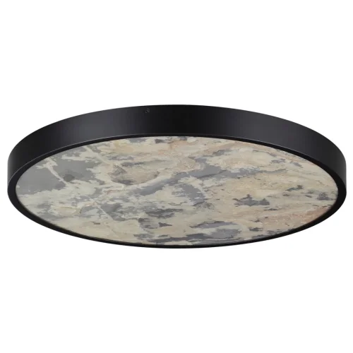 Бра LED Bergi 5064/50L Odeon Light бежевый серый на 1 лампа, основание чёрное в стиле современный панно фото 4