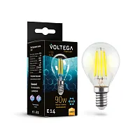 Светодиодная лампа Crystal Graphene Globe 9W 3000K E14 7222 Voltega E14 6вт