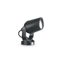 Прожектор MINITOMMY PR 3000K NERO Ideal Lux уличный IP66 чёрный на 1 лампу, плафон чёрный в стиле современный GU10