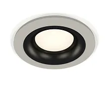 Светильник точечный XC7623002 Ambrella light чёрный серый 1 лампа, основание серое в стиле хай-тек современный 