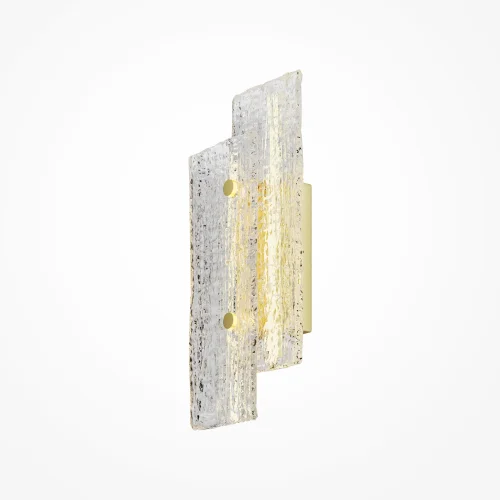 Бра LED Frostum MOD439WL-L7BSK Maytoni прозрачный на 1 лампу, основание латунь в стиле современный фото 3