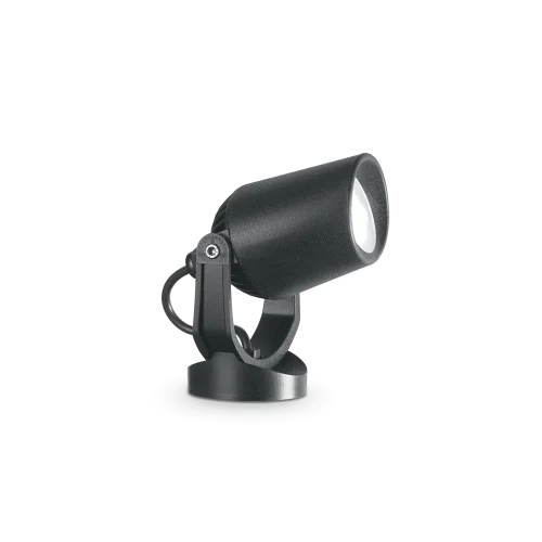 Прожектор MINITOMMY PR 3000K NERO Ideal Lux уличный IP66 чёрный 1 лампа, плафон чёрный в стиле современный GU10