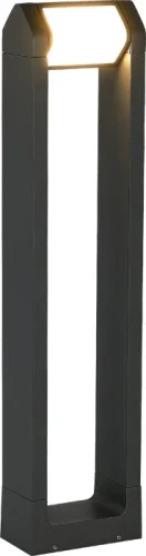 Парковый светильник LED Protech SL9540.705.01 ST-Luce уличный IP54 серый на 1 лампу, плафон серый в стиле хай-тек современный LED фото 4