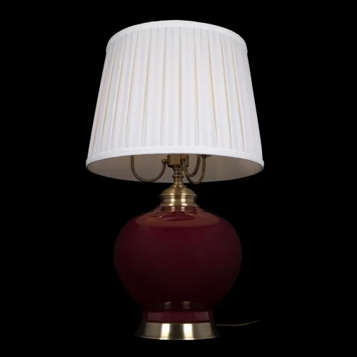 Настольная лампа Ruby 10267T/L LOFT IT бежевая 3 лампы, основание бордовое керамика в стиле классический современный  фото 4
