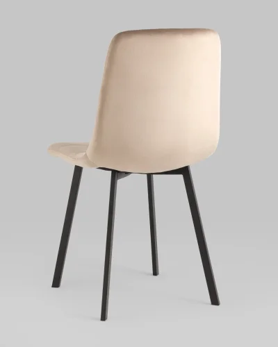 Стул Chilly, велюр мокка, сиденье УТ000039296 Stool Group, мокко/велюр, ножки/металл/чёрный, размеры - ***** фото 5