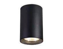 Светильник накладной TN213135 Ambrella light чёрный 1 лампа, основание чёрное в стиле минимализм хай-тек круглый