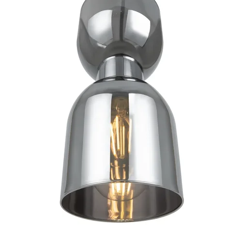 Светильник подвесной Savia FR5203PL-01CH1 Freya серый чёрный 1 лампа, основание хром в стиле современный  фото 2