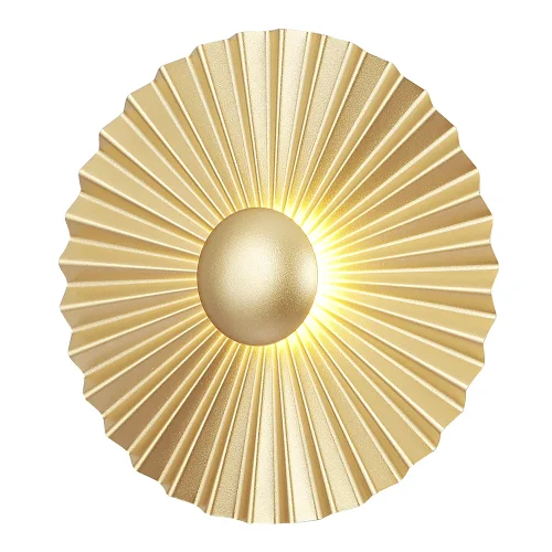 Бра LED HOLA AP4W LED D250 Crystal Lux золотой на 1 лампа, основание золотое в стиле современный отражённый свет фото 2