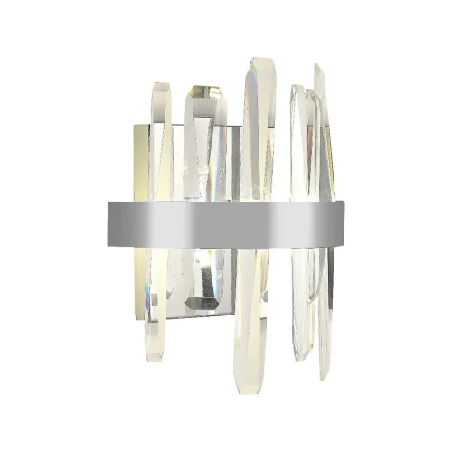 Бра LED LAMPS 81117/1W Natali Kovaltseva прозрачный на 1 лампа, основание хром в стиле современный  фото 5