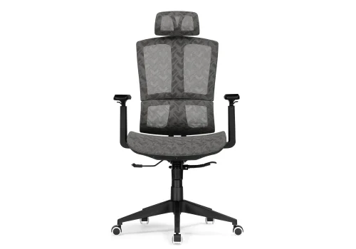 Компьютерное кресло Lanus gray / black 15567 Woodville, серый/ткань, ножки/пластик/чёрный, размеры - *1270***680*620 фото 3