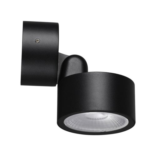 Настенный светильник LED уличный Focus 359589 Novotech уличный IP65 чёрный на 1 , плафон чёрный в стиле минимализм хай-тек современный LED фото 3