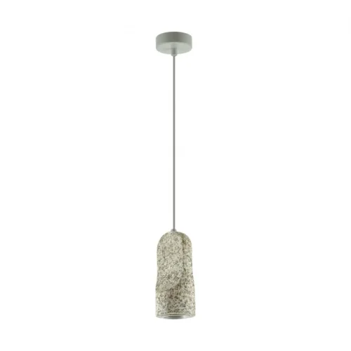 Светильник подвесной LED Pietra 7010/1B Odeon Light серый на 1 лампу, основание серое в стиле современный 