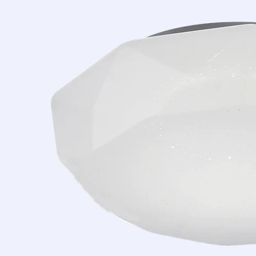 Светильник потолочный LED с пультом Kitesurf 5975 Mantra белый 1 лампа, основание серебряное в стиле современный хай-тек с пультом голосовое управление фото 3