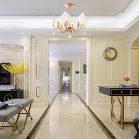 Люстра потолочная Sorrento-6309 376309/6/400 GD Arte Milano прозрачная на 6 ламп, основание золотое в стиле современный 