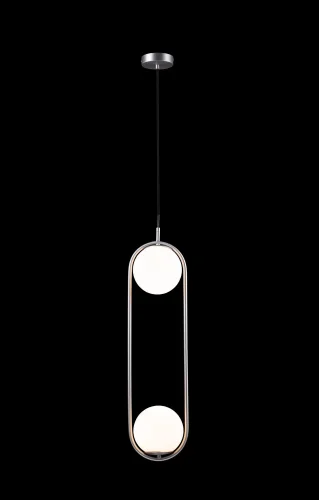 Светильник подвесной Glob LOFT2601-B LOFT IT белый 2 лампы, основание никель в стиле современный  фото 2