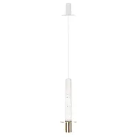 Светильник подвесной LED Lava 10361D LOFT IT белый на 1 лампу, основание белое в стиле современный 