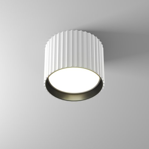 Светильник накладной Calipso C106CL-GX53-W Maytoni белый на 1 лампу, основание белое в стиле хай-тек современный круглый фото 7 Светильник накладной Calipso C106CL-GX53-W Maytoni белый на 1 лампу, основание белое в стиле хай-тек современный круглый фото 7