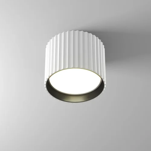 Светильник накладной Calipso C106CL-GX53-W Maytoni белый на 1 лампу, основание белое в стиле современный хай-тек круглый фото 7