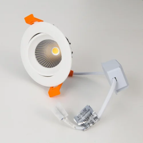 Светильник точечный LED Альфа CLD001NW0 Citilux белый 1 лампа, основание белое в стиле современный  фото 2