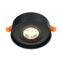 Светильник точечный LED Joliet DL035-2-L6B Maytoni чёрный 1 лампа, основание чёрное в стиле современный 