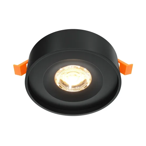 Светильник точечный LED Joliet DL035-2-L6B Maytoni чёрный 1 лампа, основание чёрное в стиле современный 