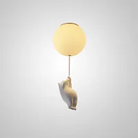 Светильник потолочный WASTY В D13 191726-23 ImperiumLoft белый на 1 лампу, основание белое в стиле современный скандинавский 