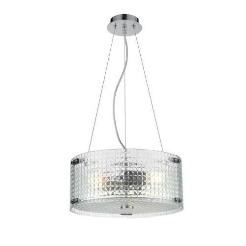 Светильник подвесной Magic VL5123P03 Vele Luce прозрачный на 3 лампы, основание хром в стиле современный фото 2