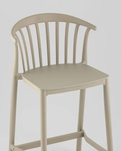 Стул полубарный Campo, пластик зеленый УТ000039943 Stool Group, зелёный/пластик, ножки/пластик/зелёный, размеры - ***** фото 2