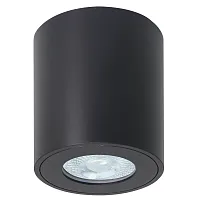 Светильник накладной Tino A1469PL-1BK Arte Lamp чёрный 1 лампа, основание чёрное в стиле современный круглый