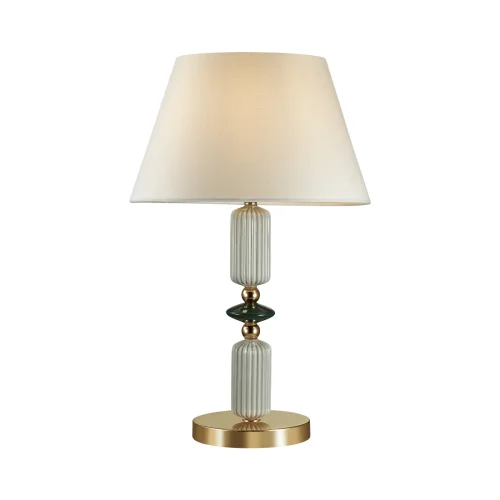 Настольная лампа Candy 4861/1TC Odeon Light белая 1 лампа, основание золотое керамика металл в стиле классический  фото 2