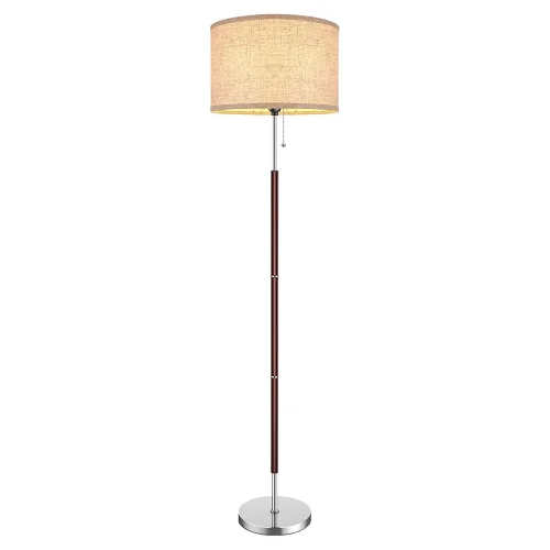 Торшер LSP-0627 Lussole  бежевый 1 лампа, основание бордовое матовое никель в стиле современный кантри
