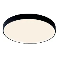 Светильник потолочный LED Cumbuco Ii 8842 Mantra чёрный на 1 лампу, основание чёрное в стиле современный круглый