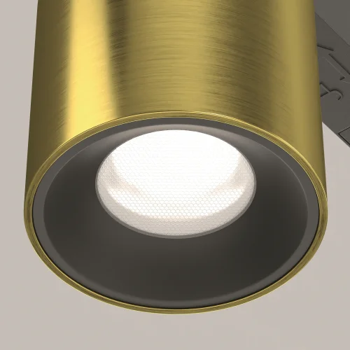 Трековый светильник LED Magnetic track system Exility TR132-4-7W-DS-BS Maytoni латунь для шинопроводов серии Magnetic track system Exility чёрный латунь фото 11