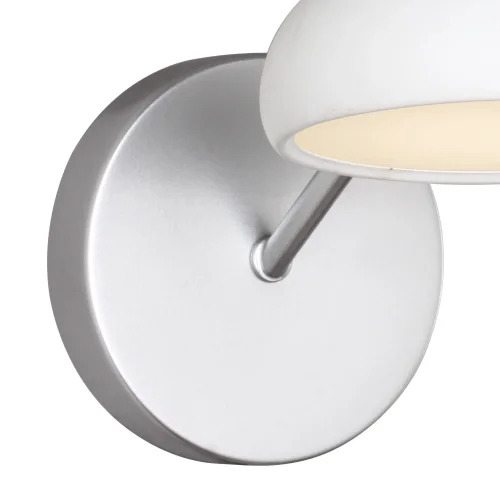 Бра LED Salvator 2500-1W F-promo белый на 1 лампа, основание матовое серебро в стиле современный  фото 4