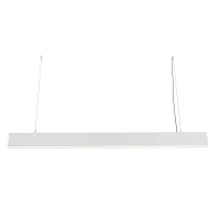 Светильник подвесной LED Vinder P050PL-L40W4K Maytoni белый на 1 лампу, основание белое в стиле современный линейный