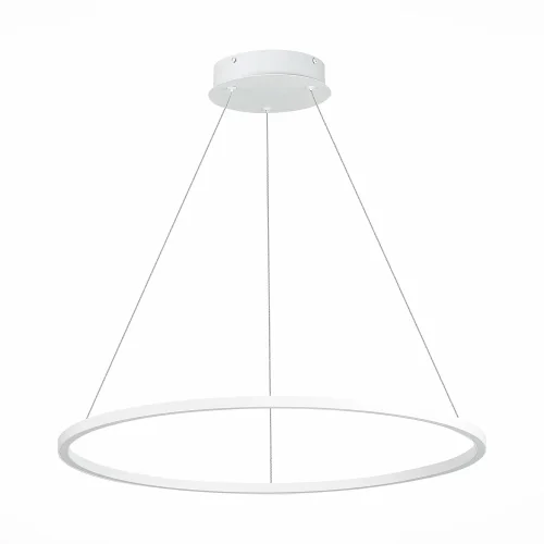 Светильник подвесной LED St605 Down ST605.543.34 ST-Luce белый 1 лампа, основание белое в стиле хай-тек кольца фото 2