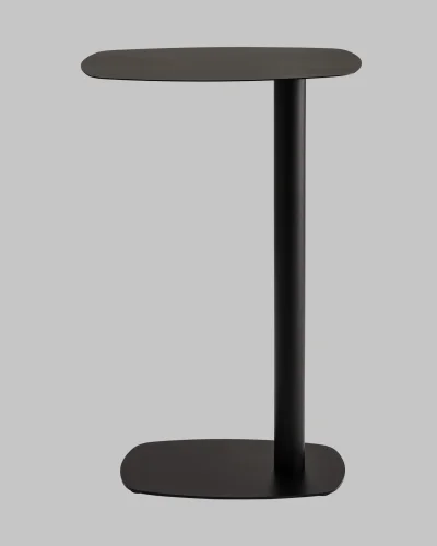 Журнальный столик Eanna L, металл, черный УТ000040326 Stool Group столешница чёрная из металл фото 2