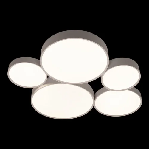 Люстра потолочная LED Drum 10218 White LOFT IT белая на 1 лампа, основание белое в стиле современный  фото 3
