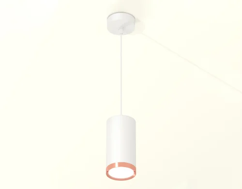 Светильник подвесной XP8161014 Ambrella light белый 1 лампа, основание белое в стиле хай-тек  фото 4