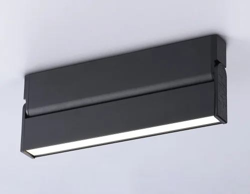 Светильник накладной LED Track System TA1821 Ambrella light чёрный 1 лампа, основание чёрное в стиле хай-тек современный  фото 3
