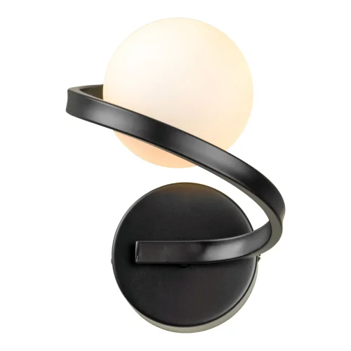 Бра Linn LSP-8873 Lussole белый на 1 лампа, основание чёрное в стиле современный 