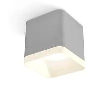 Светильник накладной Techno Spot XS XS7807010 Ambrella light серый 1 лампа, основание серое в стиле хай-тек современный квадратный
