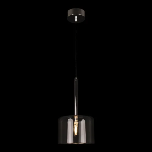 Светильник подвесной Spillray 10232/A Smoke LOFT IT чёрный серый 1 лампа, основание хром в стиле современный  фото 2
