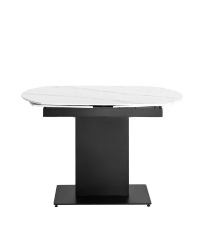 Стол обеденный Хлоя  раскладной, 120-180*90, керамика светлая УТ000034950 Stool Group столешница белая из керамика фото 3