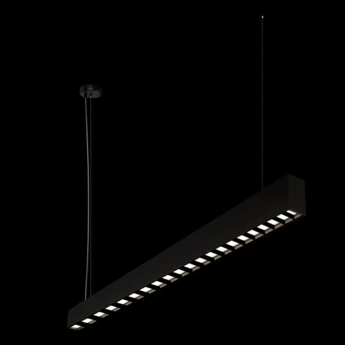 Светильник подвесной LED Vim 10318/D Black LOFT IT чёрный 1 лампа, основание чёрное в стиле современный хай-тек линейный фото 4
