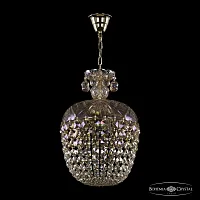 Светильник подвесной 14771/30 G M801 Bohemia Ivele Crystal прозрачный 5 ламп, основание золотое в стиле классика sp
