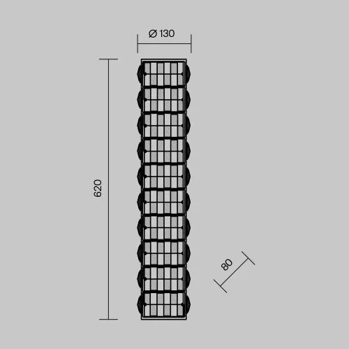 Бра LED Castello MOD336WL-L35G3K Maytoni прозрачный на 1 лампа, основание золотое в стиле современный  фото 5