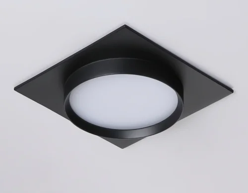 Светильник точечный TN5231 Ambrella light чёрный 1 лампа, основание чёрное в стиле хай-тек современный квадратный фото 2