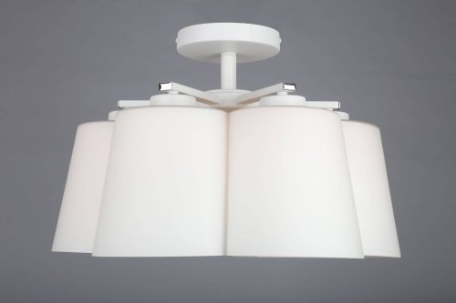 Люстра потолочная Toledo OML-28107-06 Omnilux белая на 6 ламп, основание белое в стиле современный  фото 3